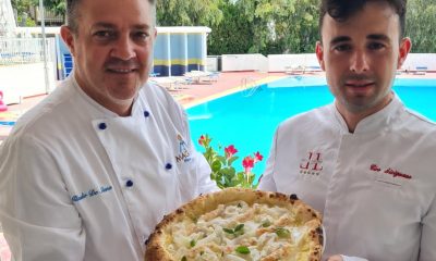 Claudio De Siena e Ciro Sicignano con la nuova pizza I Love Lorelei