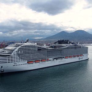 Msc: è arrivata nel porto di Napoli la “World Europa”, la nave più avanzata ed ecosotenibile del pianeta