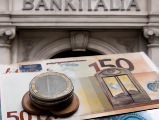 Immagine generata con intelligenza artificiale, a tema: bankitalia luglio debito calo poco miliardi