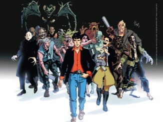 Immagine promozionale di DYLAN DOG. HORROR NIGHT con protagonista Dylan Dog e creature dell'orrore.
